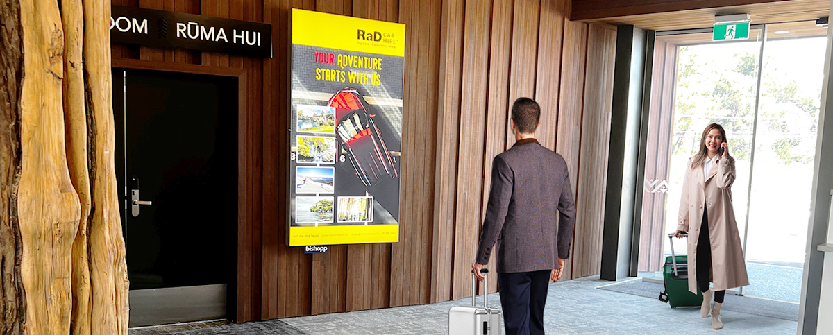 Taupō Airport Advertising Portrait Billboard