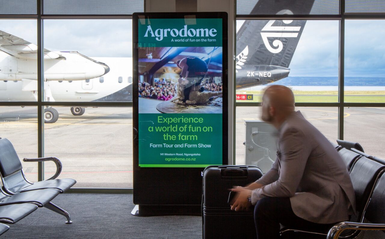 Rotorua Airport Advertising Executive Billboard